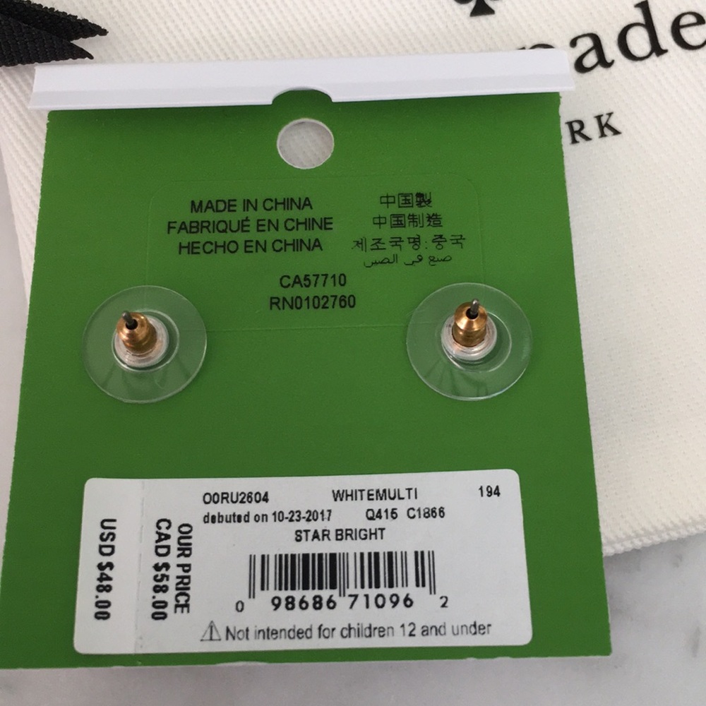 SALE! NWT Kate Spade Owl Earrings - Picture 3 of 3